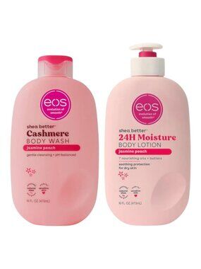 EOS Jasmine Peach Body Wash & Body Lotion